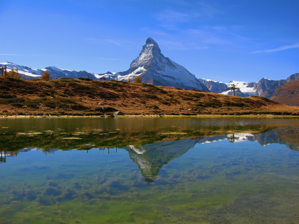 Switzerland, Zermatt, Matterhorn - front1